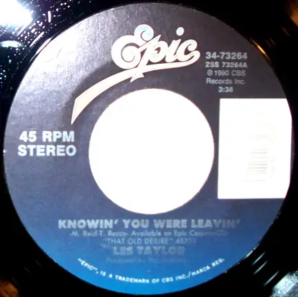 Les Taylor - Knowin' You Were Leavin' / A Southern Breeze