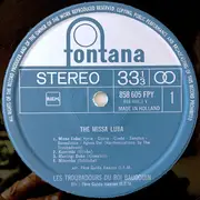 LP - Les Troubadours Du Roi Baudouin - The Missa Luba