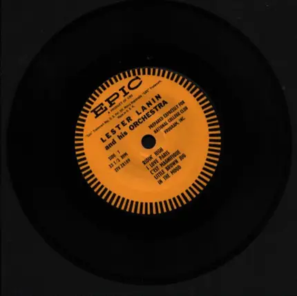 Lester Lanin and his Orchestra - Ridin' High / I Love Paris