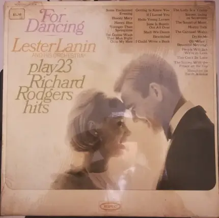 Lester Lanin And His Orchestra - For Dancing : Lester Lanin And His Orchestra Play 23 Richard Rodgers Hits