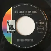 7inch Vinyl Single - Lester Wilson - For Once In My Life / Rainbow City