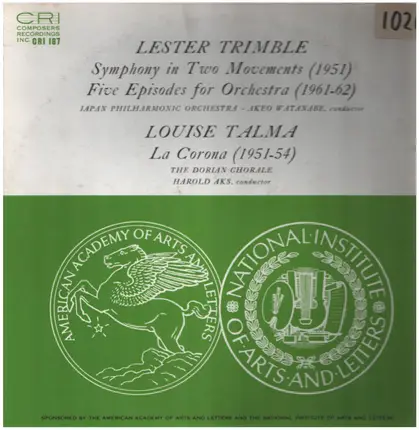 Lester Trimble / Louise Talma - Symphony in Two Movements / Five Episodes for Orchestra / La Corona
