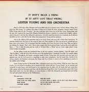 LP - Lester Young And His Orchestra - It Don't Mean A Thing (If It Ain't Got That Swing)