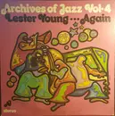 LP - Lester Young - Archives Of Jazz Vol-4 Lester Young...Again