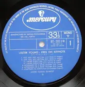 LP - Lester Young - Pres On Keynote - Mono