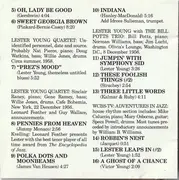 CD - Lester Young - Prez Conferences