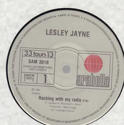 Lesley Jayne - Rocking With My Radio