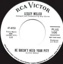 7inch Vinyl Single - Lesley Miller - He Doesn't Need Your Pity / I'm Going Back To My First Love