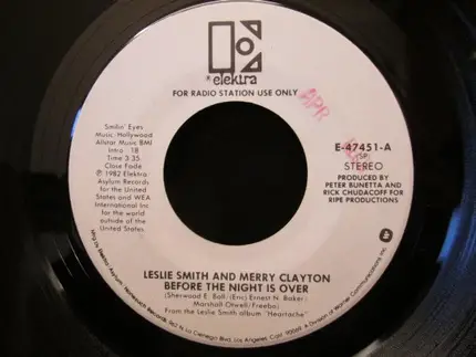 Leslie Smith And Merry Clayton - Before The Night Is Over