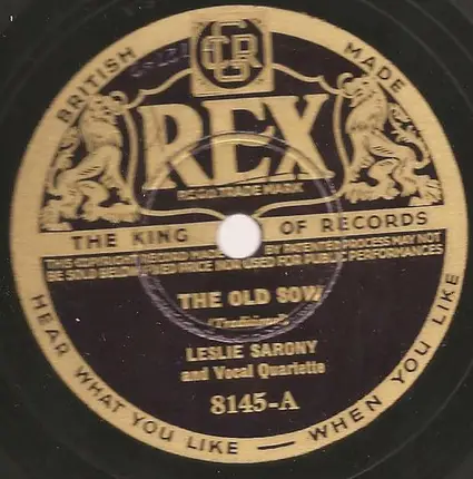 Leslie Sarony - The Old Sow / On Ilkla Moor Baht ‘At