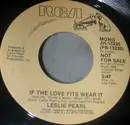 7inch Vinyl Single - Leslie Pearl - If The Love Fits Wear It