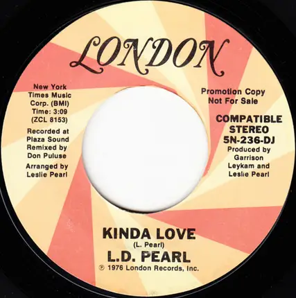Leslie Pearl - Flying High With You / Kinda Love