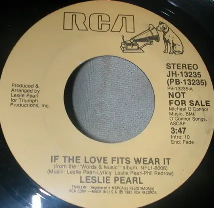 Leslie Pearl - If The Love Fits Wear It