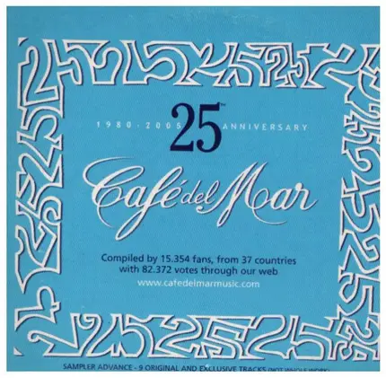 Leslie Round, Jo Manji, Dab, a.o. - Café Del Mar - 25th Anniversary (1980-2005)