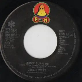 Leslie West - Don't Burn Me / E.S.P.