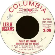 Leslie Uggams - This Is My Prayer (Non Ho L'Eta' Per Amarti)