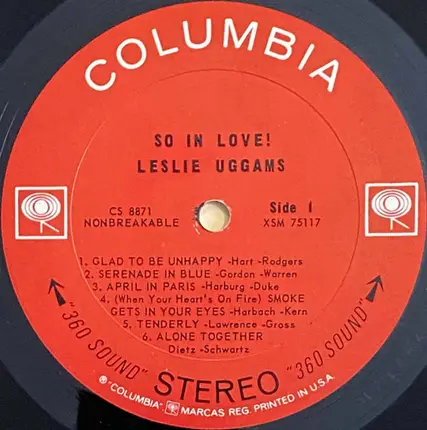 Leslie Uggams - So In Love!