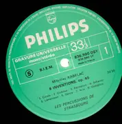 LP - Les Percussions De Strasbourg - 4 Etudes Chorégraphiques / 8 Inventions