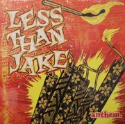 LP - Less Than Jake - Anthem - Ltd Ed, Orange Transparent With Black Splatter
