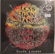 LP - Less Than Jake - Silver Linings - Ltd Ed, Black Clear With Red Yellow Green Splatter