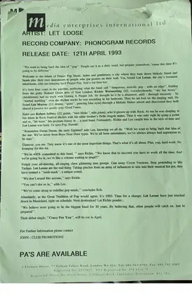 Let Loose - Crazy For You