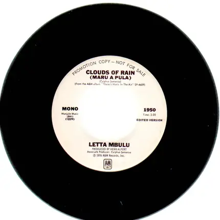 Letta Mbulu - Cöouds of rain (Maru a pula)