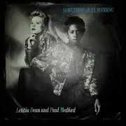 7inch Vinyl Single - Letitia Dean and Paul Melford - Something Outa Nothing - Paper Labels