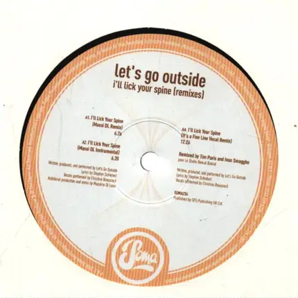 Let's Go Outside - I'll Lick Your Spine (Remixes)