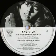12inch Vinyl Single - Level 42 - It's Over (Extended Remix)