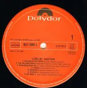 LP - Level 42 - Level Best