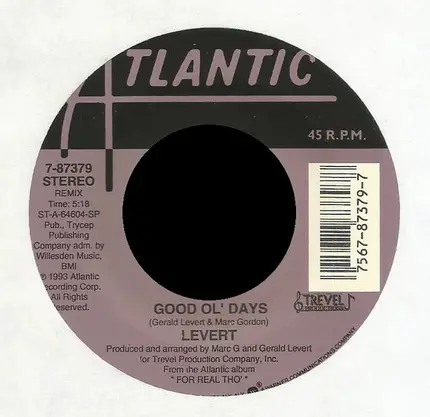 Levert - Good Ol' Days