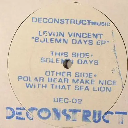 Levon Vincent - Solemn Days Ep