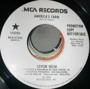7inch Vinyl Single - Levon Helm - America's Farm - Promo copy