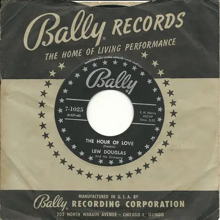 Lew Douglas And His Orchestra - The Hour Of Love / Levi Lullaby