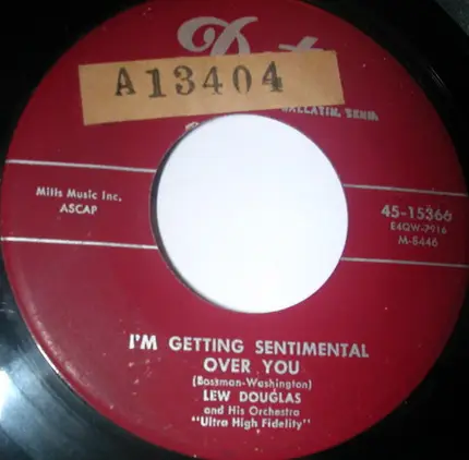 Lew Douglas And His Orchestra - With Love  / I'm Getting Sentimental Over You