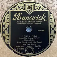 Lew Stone And His Band - I Know Now / So Rare