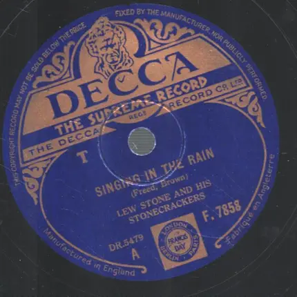 Lew Stone and his Stonecrackers - Singing in the Rain / Ja-Da