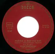 7inch Vinyl Single - Lex Barker - Mädchen In Samt Und Seide / Ich Bin Morgen Auf Dem Weg Zu Dir