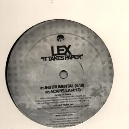 Lex - It Takes Paper