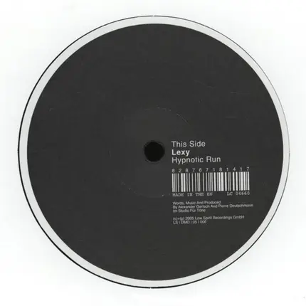 Lexy - Scream, When You Burn / Hypnotic Run