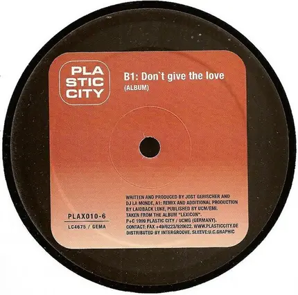 Lexicon - Don't Give The Love