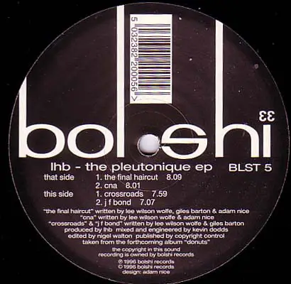 Lhb - The Pleutonique EP
