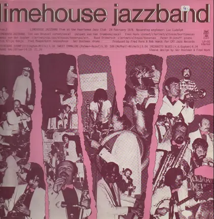 Limehouse Jazzband - Recorded Live At The Haarlemse Jazz Club