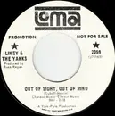 7inch Vinyl Single - Limey & The Yanks - Out Of Sight, Out Of Mind - White label / Promo / Styrene