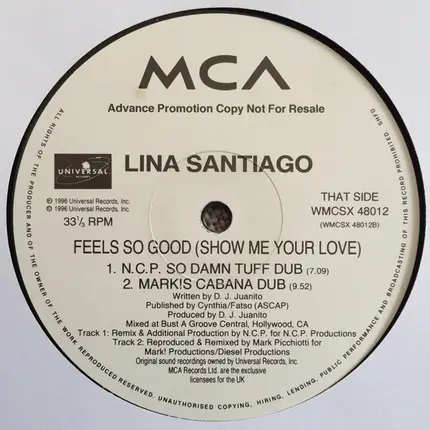Lina Santiago - Feels So Good (Show Me Your Love)