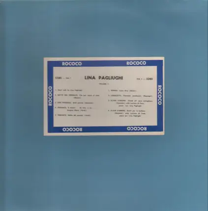 Lina Pagliughi - Volume II: Ratto Del Seraglio,.. (Mozart, Verdi,..)