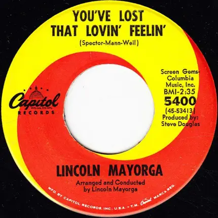 Lincoln Mayorga - Theme From Lord Jim / You've Lost That Lovin' Feelin'