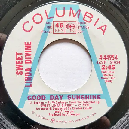 Linda Tillery - Good Day Sunshine / Same Time Same Place