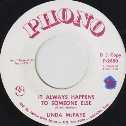 Linda F. Gatto - It Always Happens To Someone Else / Was Our Love A A Game