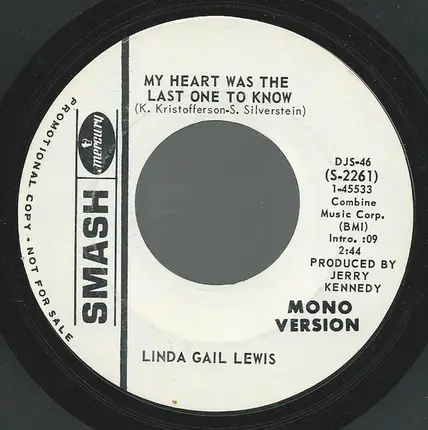 Linda Gail Lewis - My Heart Was The Last One To know